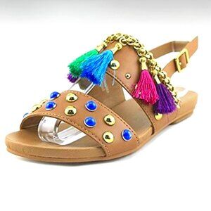 Design Lab by Lord & Taylor Woman's tassel sandals 8